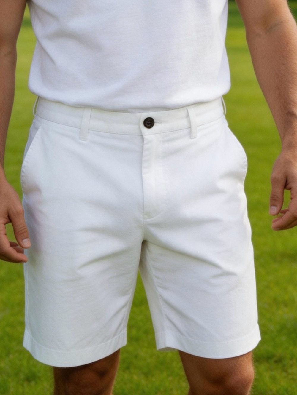 Michael Kors White Men’s Cargo Shorts